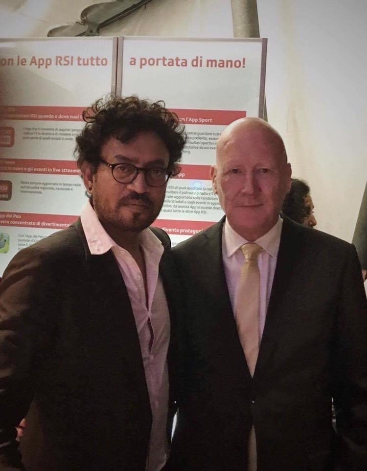 Irrfan Khan with Ray McRobbie