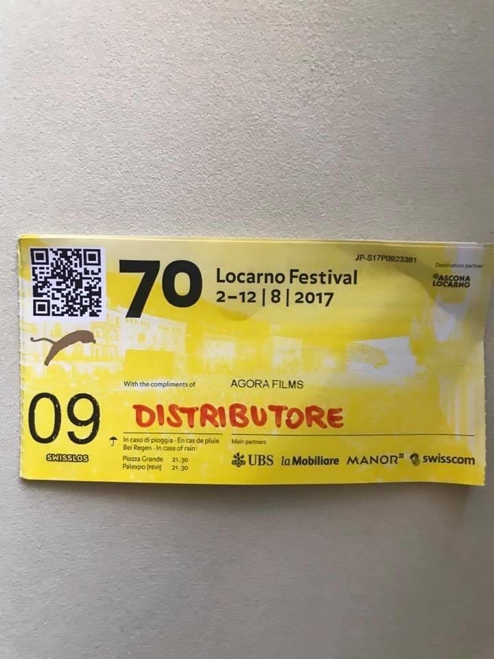 Ray McRobbie at Locarno Festival