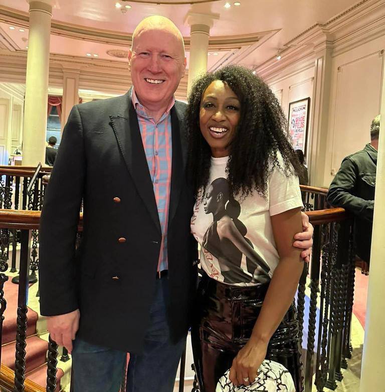 Ray and Tanya McRobbie attending Beverley Knight’s end of tour show