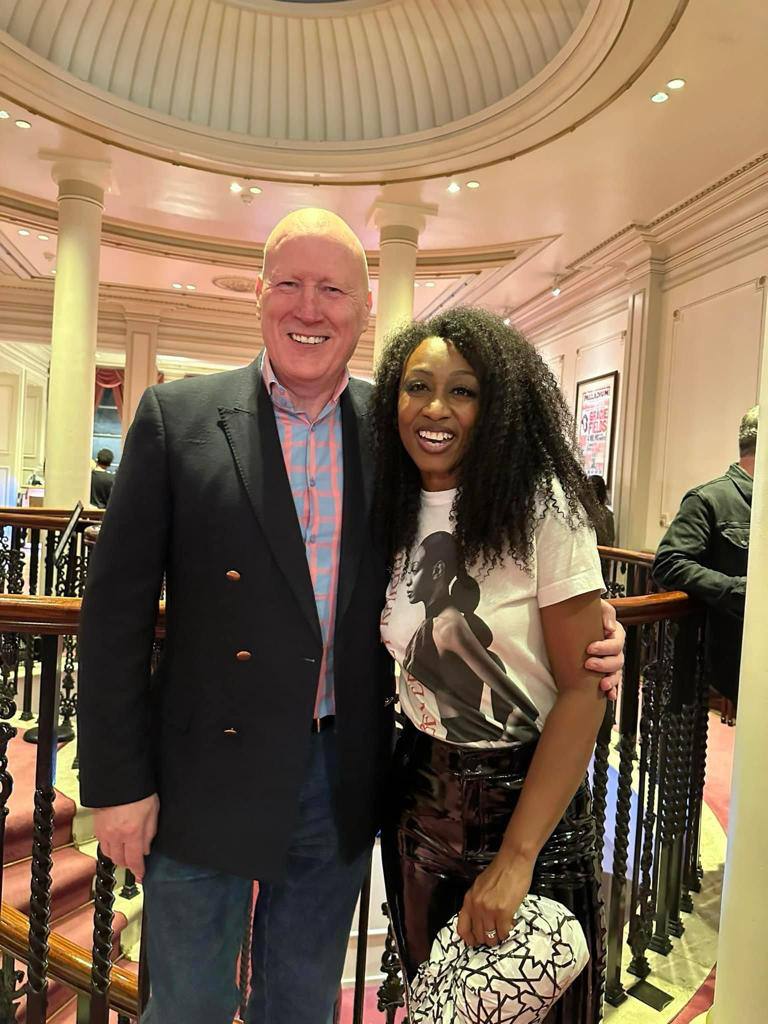 Ray and Tanya McRobbie attending Beverley Knight’s end of tour show